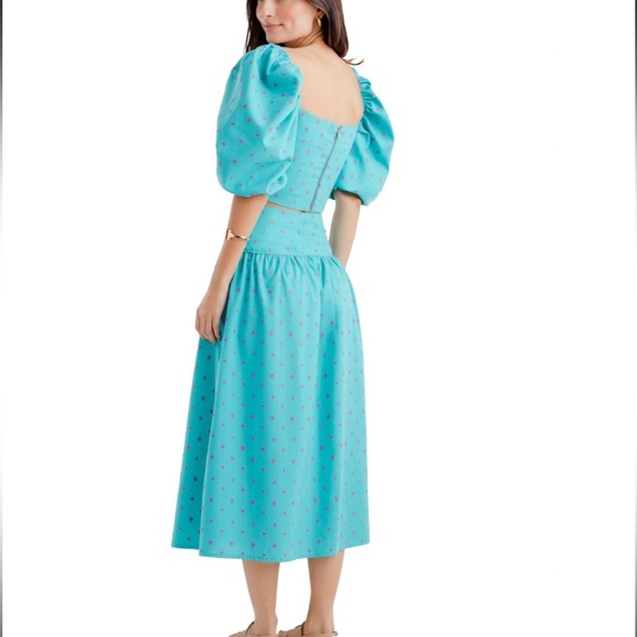 SABINE ARIAS IKARIA SKIRT – BLUE - Picture 6 of 6